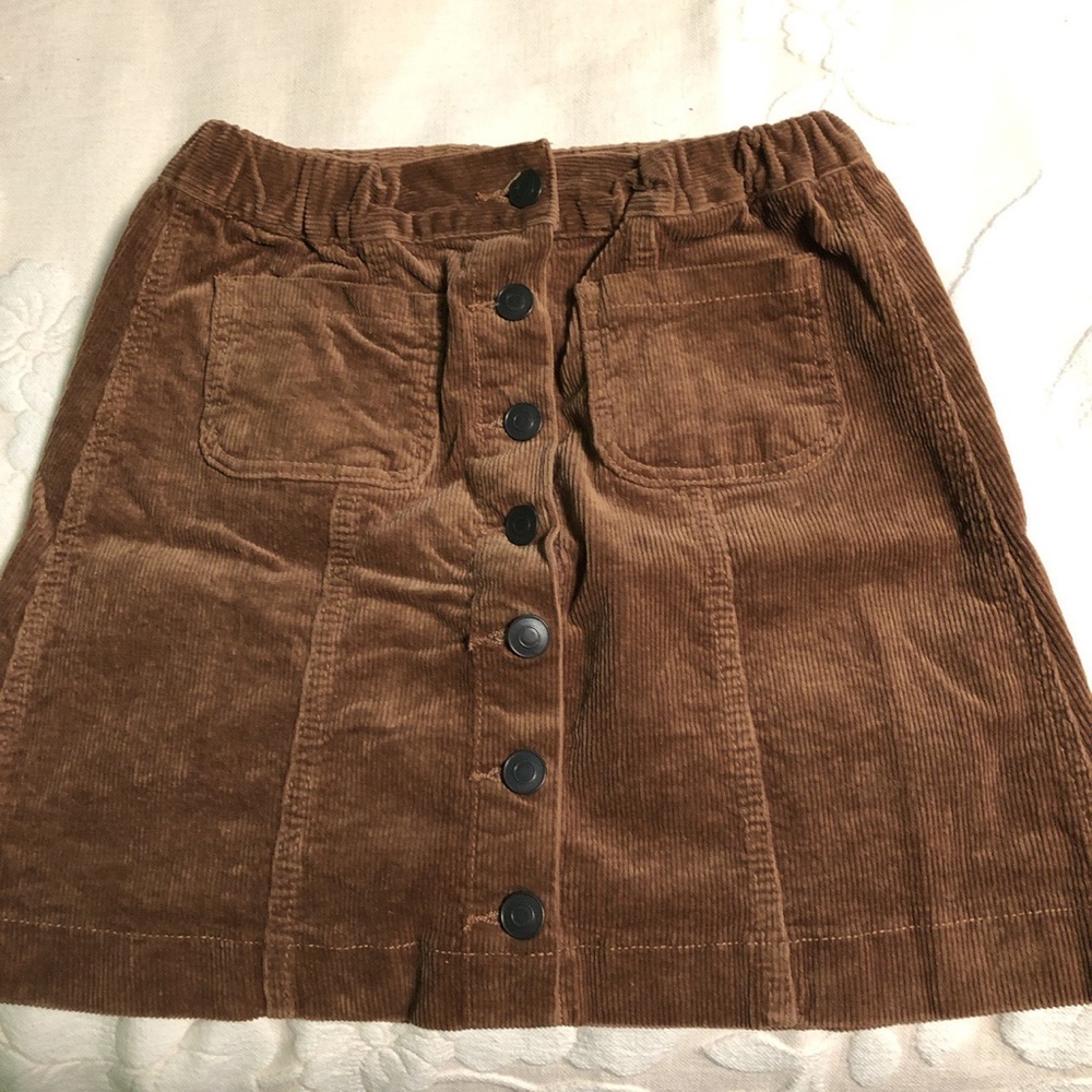 Mini Corduroy Skirt